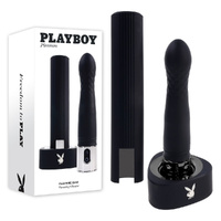 Playboy Pleasure Pleasure Zone  21.4cm Rechargeable Vibrator With Usb Charging Dock