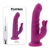 Playboy Pleasure Fluffle  19.7cm Usb Rechargeable Rabbit Vibrator