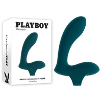 Playboy Pleasure Wrapped Around Your Finger  Usb Rechargeable Finger Stimulator