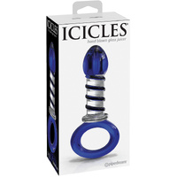 3.9'' Twisted Glass Butt Plug