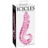 4.5" Studded Glass Dildo