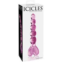 6" Glass Anal Beads