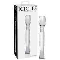 8.5" Wand Style Glass Dildo 8.5" Wand Style Glass Dildo