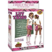Luv Twins Double Date Blow Up Doll