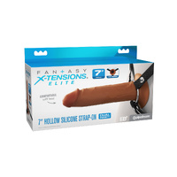 Fantasy X Tensions Elite 7". Silicone Hollow Strap On Dual Density