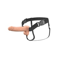 Fantasy X-Tensions Elite 7 in. Vibrating Hollow Silicone Strap-On Light