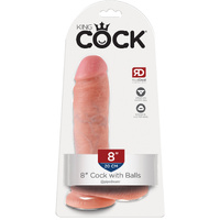 8" Cock + Balls