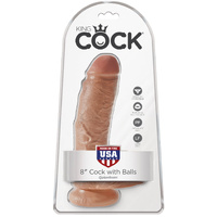 8" Cock + Balls
