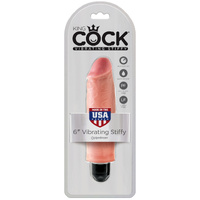 6" Vibrating Stiffy Cock