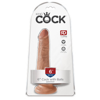 6" Cock + Balls