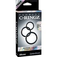 Silicone Cock Rings X3 Silicone Cock Rings X3