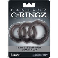 Silicone Designer Cock Rings X3 Silicone Designer Cock Rings X3