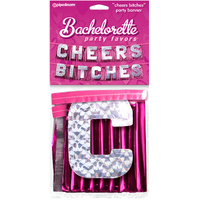 CHEERS BITCHES Party Banner