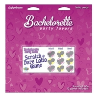 Bachelorette Party Favours - Lotto Cards