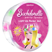 Bachelorette Party Favors Light-Up Pecker Veil