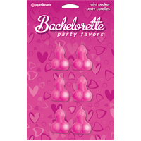 Mini Pecker Party Candles (6 Pieces)