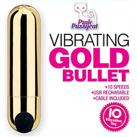 PINK PUSSYCAT VIBRATING GOLD BULLET PINK PUSSYCAT VIBRATING GOLD BULLET