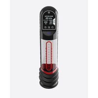 ISP90 Curve Infrared Automatic LCD Penis Pump Red