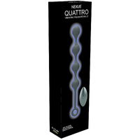 9.5" QUATTRO Vibrating Anal Beads