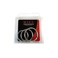 Stainless Steel 3 Cock Ring Set