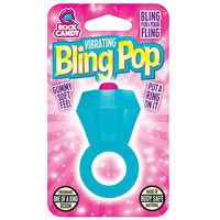 Blue Vibrating Cock Ring