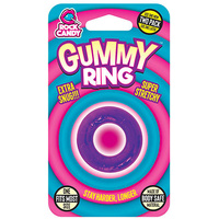 Gummy Purple Cock Ring
