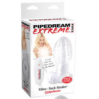 Vibrating Clear Mouth Stroker