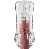 PDX Elite ViewTube See-Thru EZ-Grip Stroker Clear