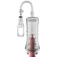 PDX Elite ViewTube Vac XXL Pump See-Thru EZ-Grip Pump Stroker Clear