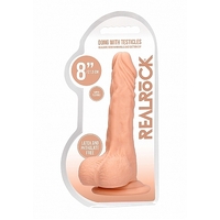 8" Realistic Cock + Balls