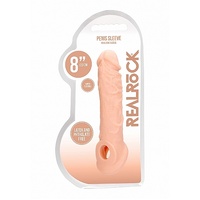 8" Realistic Penis Sleeve