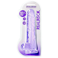 10" Realistic Cock + Balls