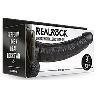 Vibrating Hollow Strapon + Balls