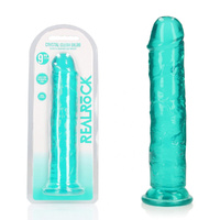 REALROCK 25 cm Straight Dildo - Turquoise Turquoise 25 cm (10'') Dong