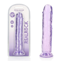 REALROCK 28 cm Straight Dildo - Purple Purple 28 cm (10'') Dong