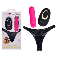 Maia Date Night Panty Vibe L/XL  L/XL Panty With  Usb Rechargeable Bullet & Remote