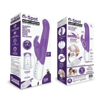 Rabbit Essentials Rechargeable G-Spot Rabbit - Hot Purple