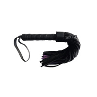 Suede Flogger With Leather Handle