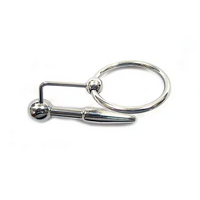Stainless Steel Urethral Probe & Cock Ring