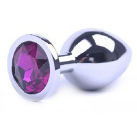 Metal Purple Butt Plug