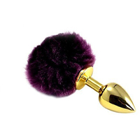 Metal Purple Butt Plug V