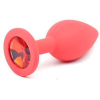 Small Jewel Silicone Butt Plug