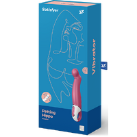 9" Petting Hippo G Spot Vibrator