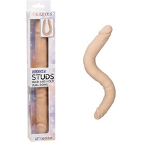 Silicone Studs® Bend and Hold Dual Dong 12”/30.5 cm - Ivory