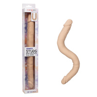 Silicone Studs® Bend and Hold Dual Dong 16”/40.75 cm - Ivory