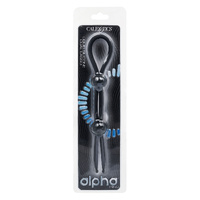 Alpha Liquid Silicone Dual Lasso - Black
