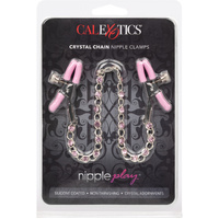 Crystal Chain Nipple Clamps