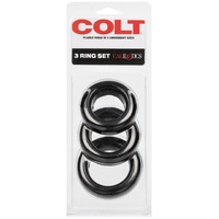 Pliable Rubber Cock Rings X3