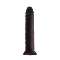 Model J 9.5" Liquid Silicone Dong - Black