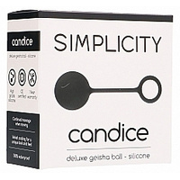 Candice Deluxe Geisha Ball Silicone Black